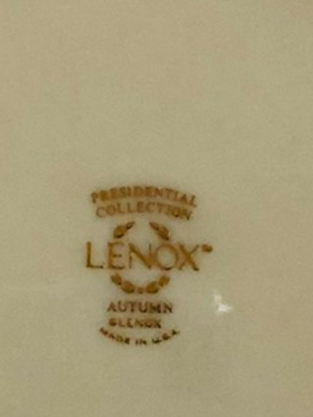 Lenox Autumn Presidential Collection Salad Dessert Plates 8.25 Set Of 5 USA - Picture 7 of 9